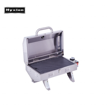 Hyxion Stainless steel 12000BTU table foldable flat top outdoor barbecue grills