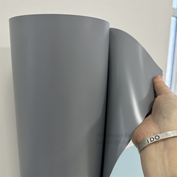 PVC grey film with reinforcement for custruction waterproof