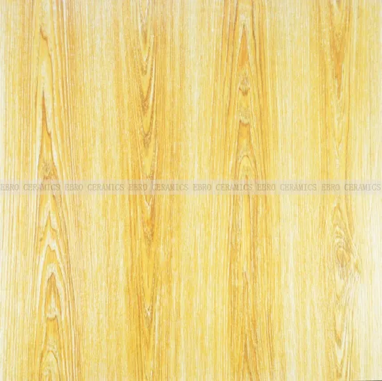 Factory supply Indian Good price Heat Insulation porcelain floor tiles wood in 600x600 for restaurant EJM6303