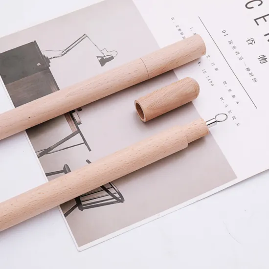 Eco-friendly Stainless Steel Straws with Wood Tube Case