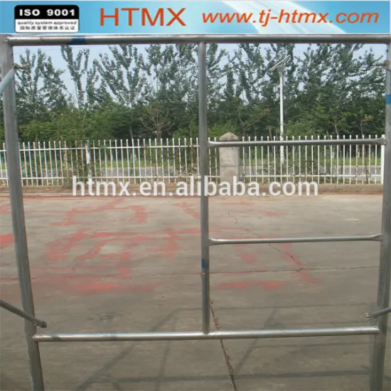 Q235 painted galavanized best price metal ladder construction type scaffolding for sale