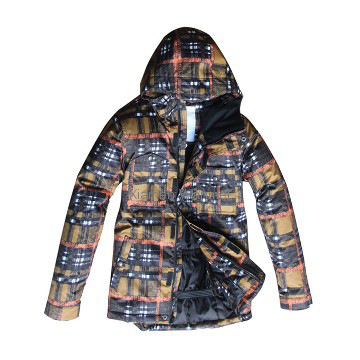 Men\'s ski jacket/winter jacket with printing design