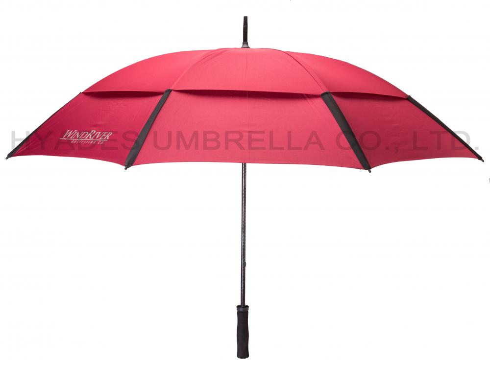 Grote dubbele parasol golfparaplu