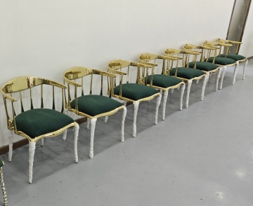 Boca Do Lobo Luxury Brass Dining Chair