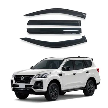TERRA 2018-2024 Window Door Visor Black - Rain Sun Door Visor for Nissan Terra 2018-2023 ACCESSORIES