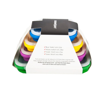 Food Storage Containers Set: Vegetable Salad Crisper, Silicone Kitchen Containers, and Takeaway Lunch Box