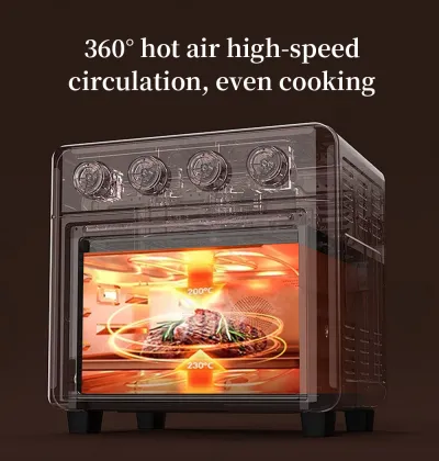 Professional Junwei Kitchen Air Fryer 25L: Non-Fat Cooking Oven Machine
