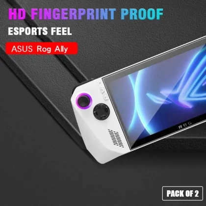 HD Fingerprint-proof Tempered Glass Screen Protector for ASUS Rog Ally