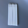 Home Use 66g White Decorative Fluted Candle