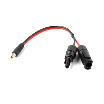 MC to DC7909 Dual Parallel Cable: 14AWG 2 Square Copper Wire Gauge Conversion Cable - 20CM