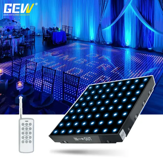 Portable LED Pixel Dance Floor for Wedding Party - Wireless DMX Remote Control