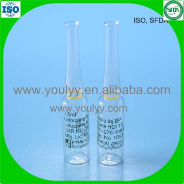 Printed Glass Ampoule