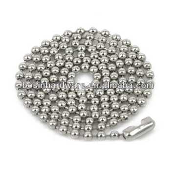 Fashion High Quality Metal 24" Stainless Steel Ball Chain Necklace