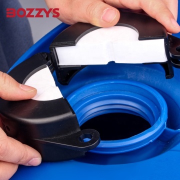 Durable Drum Feed Safety Clamp Lockout for UN Standard Plastic Chemical Drums (82-88mm)