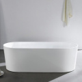 Two Piece Freestanding Tub Large Short Portable Plastic Luxury Corner Bathtub