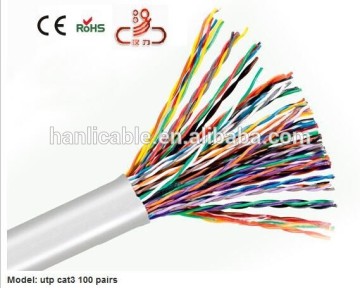 2015 hot-selling utp cat3 100 pairs telephone cable
