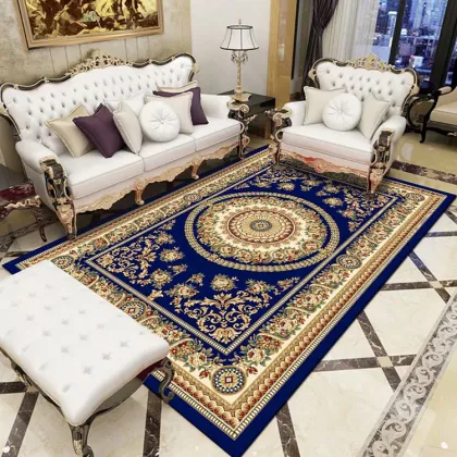 Silky Fleece Fabrics for Tapestry - Benyi Carpet Fabric Imitation Silk Prayer Mat