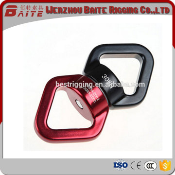 Outdoor sports climbing universal wheel fixed ring,spinning ring connector 30kn eight words aluminum swivels