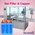 R-VF Ultrasound Gel filling capping machine in plastic bottle