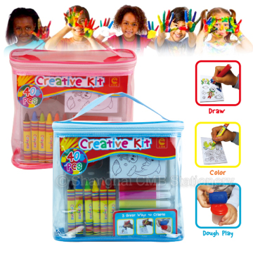 40pcs Creative activity packs for children drawing coloring playing
