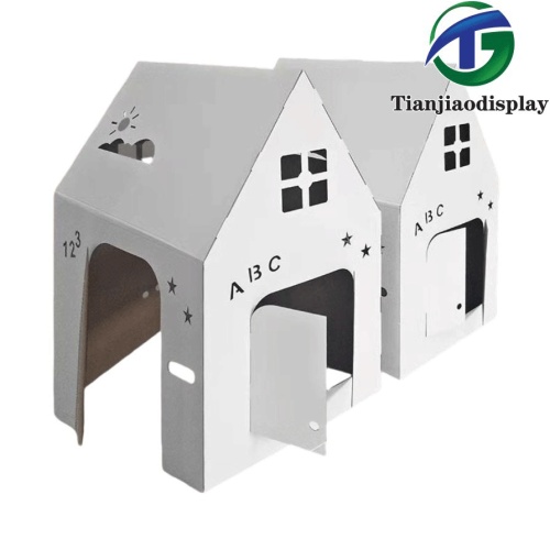 Extra-Large Corrugated Toy House Display Stand