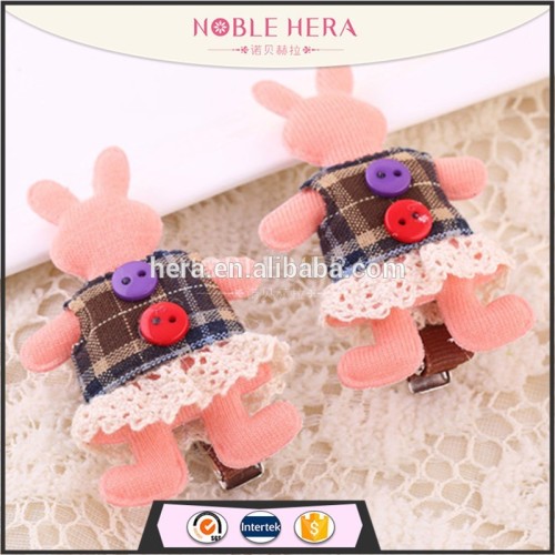 Children's Little Bear With Buttons Baby Hair Clips