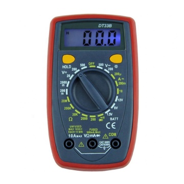 Manuel du multimètre DT33D avec rétro-éclairage - ventes à chaud, en stock