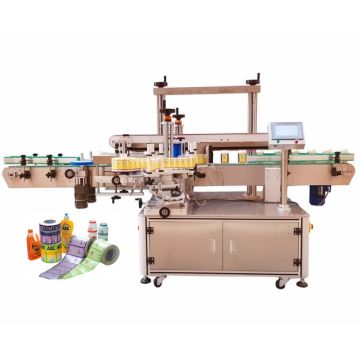 Automatische Doppel -Seiten -Etikettierungsmaschine für die Vorder- und Rückkennzeichnung von Flaschen