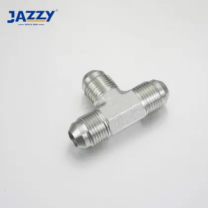 JAZZY Forged Carbon Steel SwageLok Hydraulic Tube Union Tee Adapter