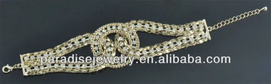 New design fashion alloy rhinestone bangles and bracelets-B22010