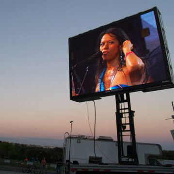 Ph12 Mobile 1r1g1b Dip346 Truck Mounted Led Screen For Outdoor Advertising Business