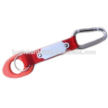 Fashion High Quality Metal Bottle Holder Lanyard With Carabiner