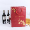 Luxury Red Packaging Custom Wooden Wine Boxes