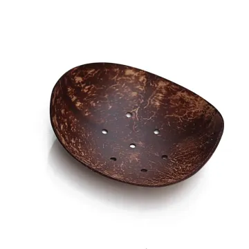Ciotola in guscio di cocco naturale per caramelle e decorazioni