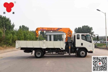 5 ton truck with boom crane