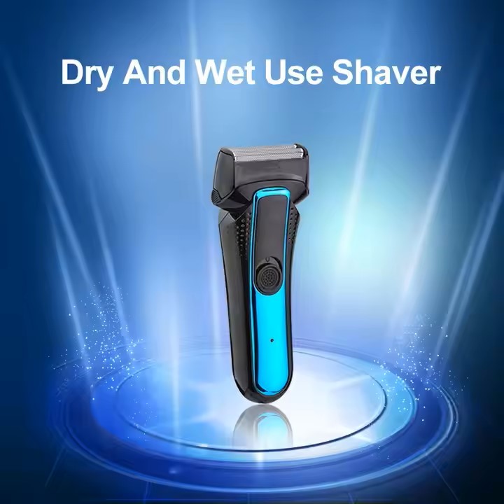 C&C Professional Dual Blade Mini Usb Rechargeable Shave Cordless Hair Shaving Machine Electric Beard Shaver Razor for Men