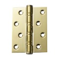 Brass door hinge production and installation