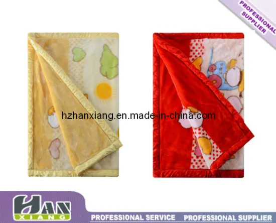 OEM Blanket Exporter Polyester Flannel Baby Bed-Cover Blanket (HX-832)
