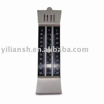 High quaity aluminum max min thermometer