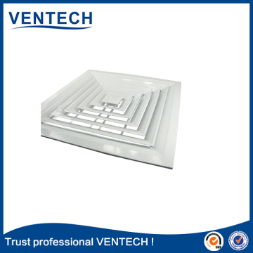 ventilation diffuser Square Ceiling aluminium Punching diffuser