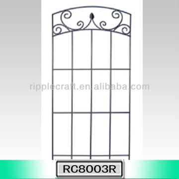 Corrugated Metal Flower Garden Fence Stake