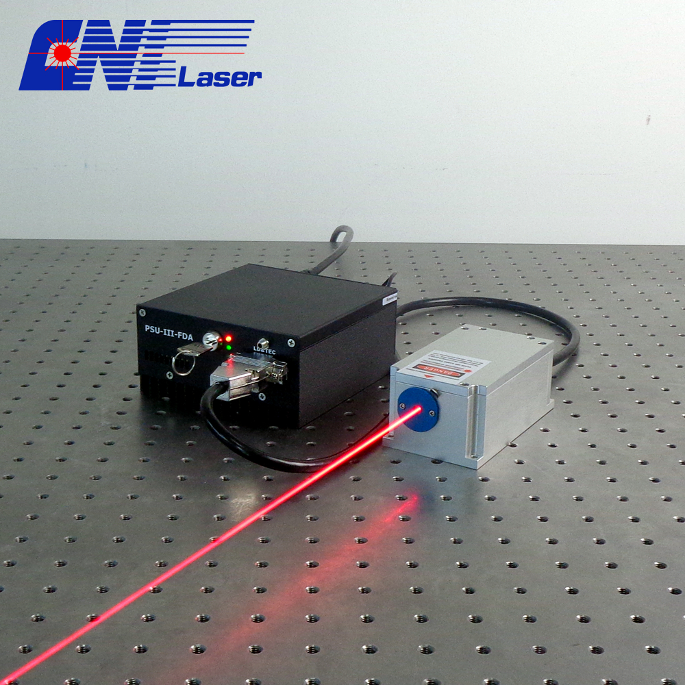 DNA 시퀀싱을위한 635nm 30MW 긴 코 히어 런트 레이저