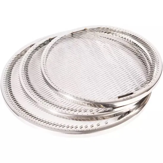 Easy Clean Stainless Steel Round BBQ Grill Mesh