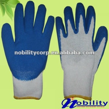 White Cotton Lined Latex Coated Industrial Safety Glove