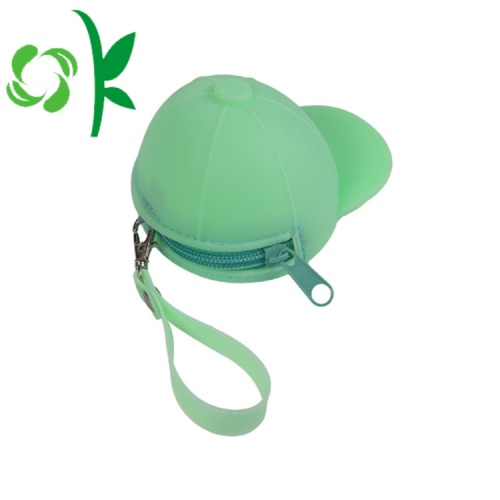 Porte-monnaie en forme de chapeau en silicone