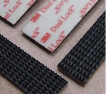 Self Adhesive Magic Tape Black Dual Lock Tape