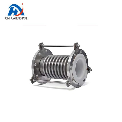 Smooth Surface Stainless Steel PTFE Bellow Expansion Joint