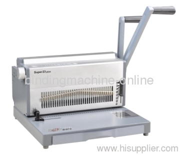 28 Punch Sheets Manual Wire Closing Machine 