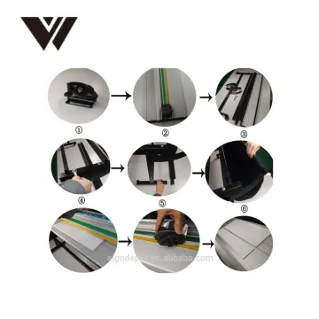 Weldon board cutter for cutting 0.35mm Rigid PVC sheets by manufacture