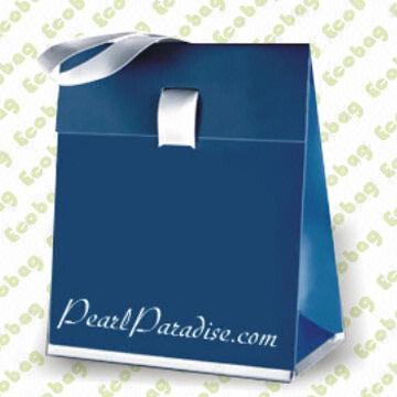 Ivory Board Paper Bag, Printing Four-color Like Pantone, Gold, Silver or UV